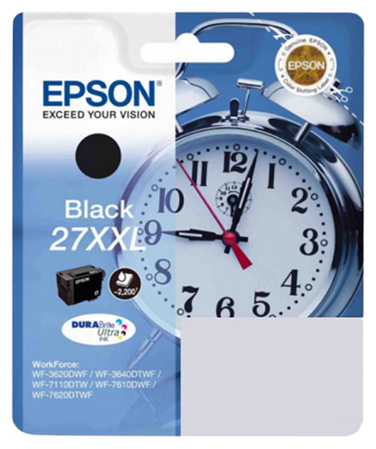 Картридж для струйного принтера Epson T2791 (C13T27914022) черный, оригинал