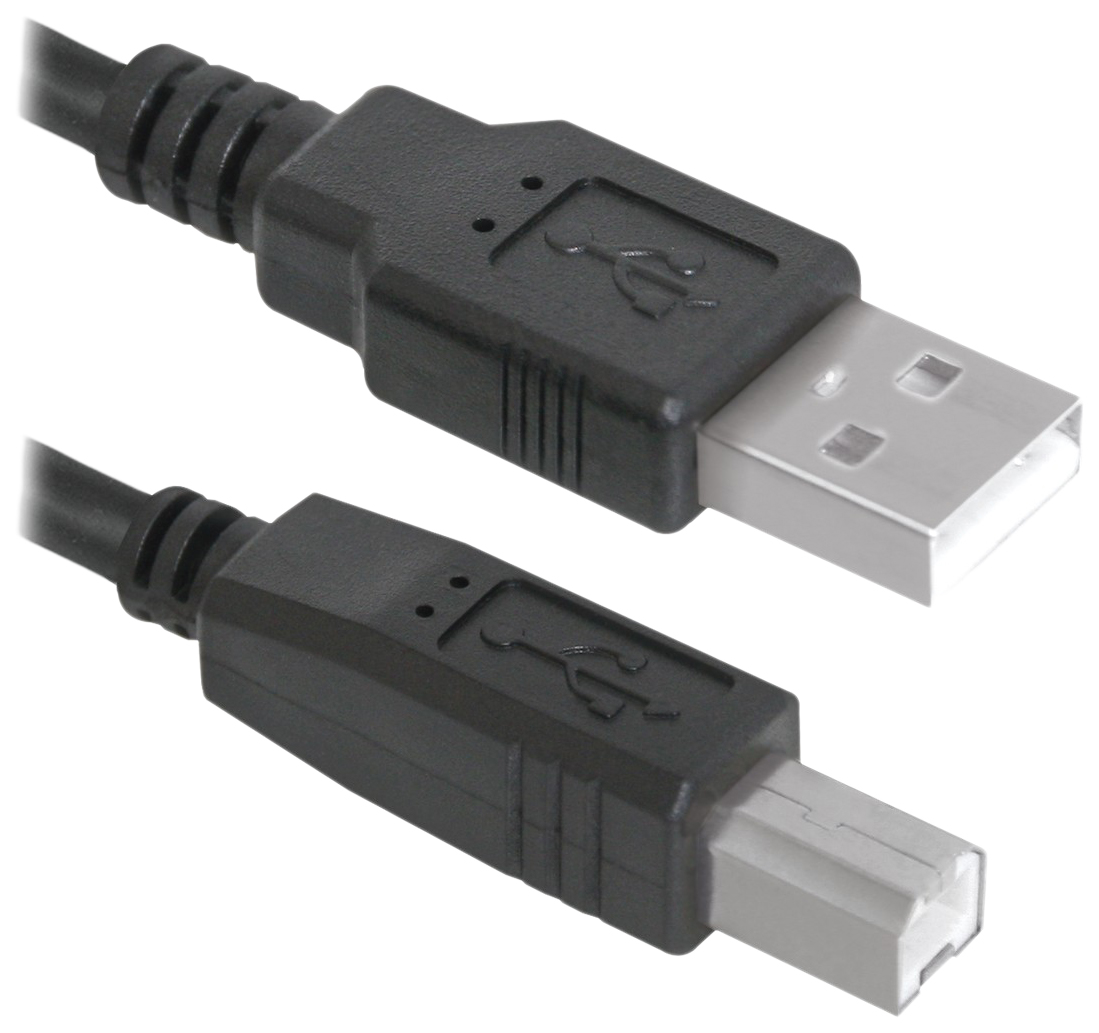 фото Кабель defender usb a-usb b, m-m 5м black (usb04-17)