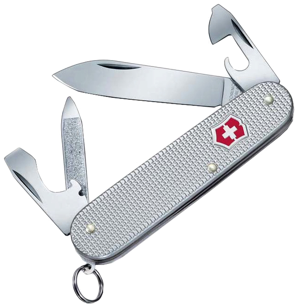 Мультитул Victorinox Cadet Alox, серебристый, 9 опций