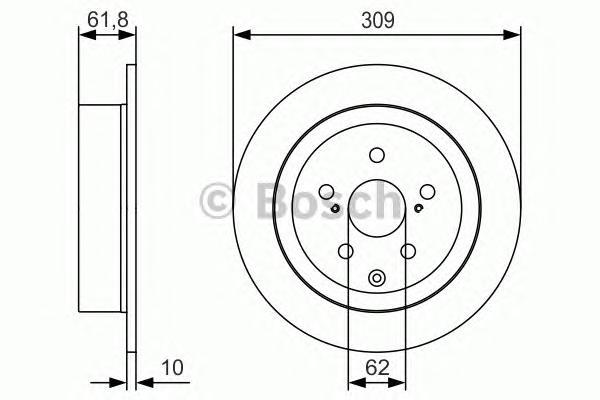 фото Тормозной диск bosch 0986479t04