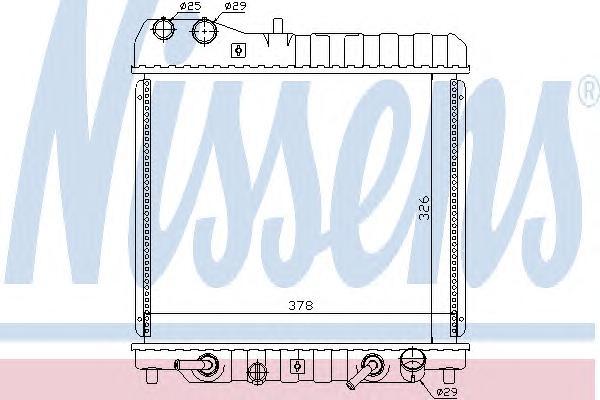 фото Радиатор nissens 68111