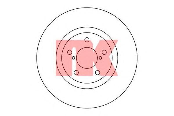 фото Тормозной диск nk 204406