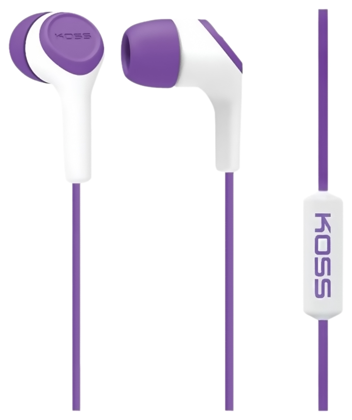 фото Наушники koss keb15i white/violet