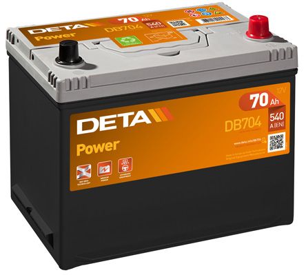 

Аккумулятор автомобильный DETA DB704 70 Ач