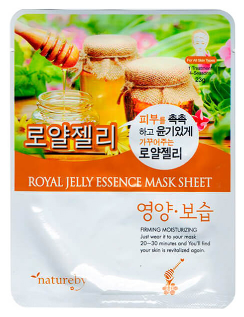 

Маска для лица Natureby Royal Jelly Essence Mask Sheet 23 г