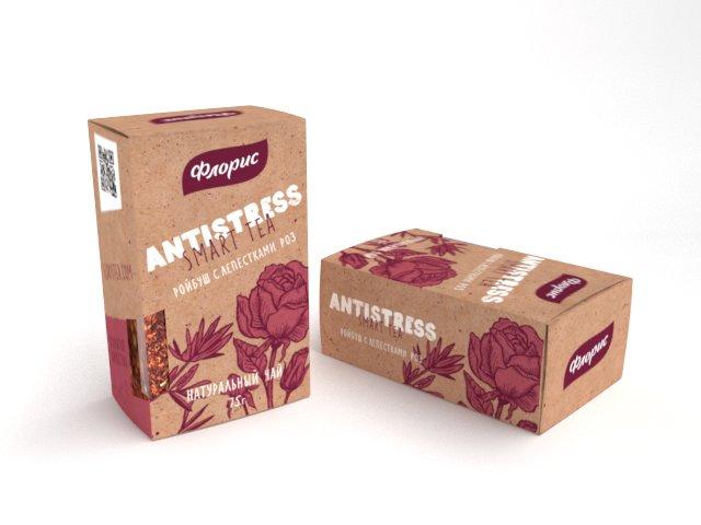 

Чай Floris antistress smart tea ройбуш с лепестками роз 75 г