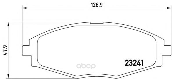 

Колодки тормозные Brembo P15006