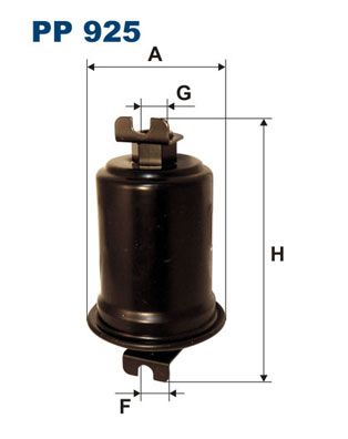 фото Фильтр топливный filtron pp925