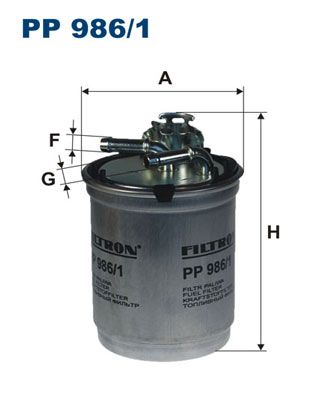 Фильтр топливный FILTRON PP986/1