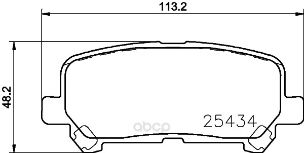 

Комплект тормозных колодок Hella 8DB355020601