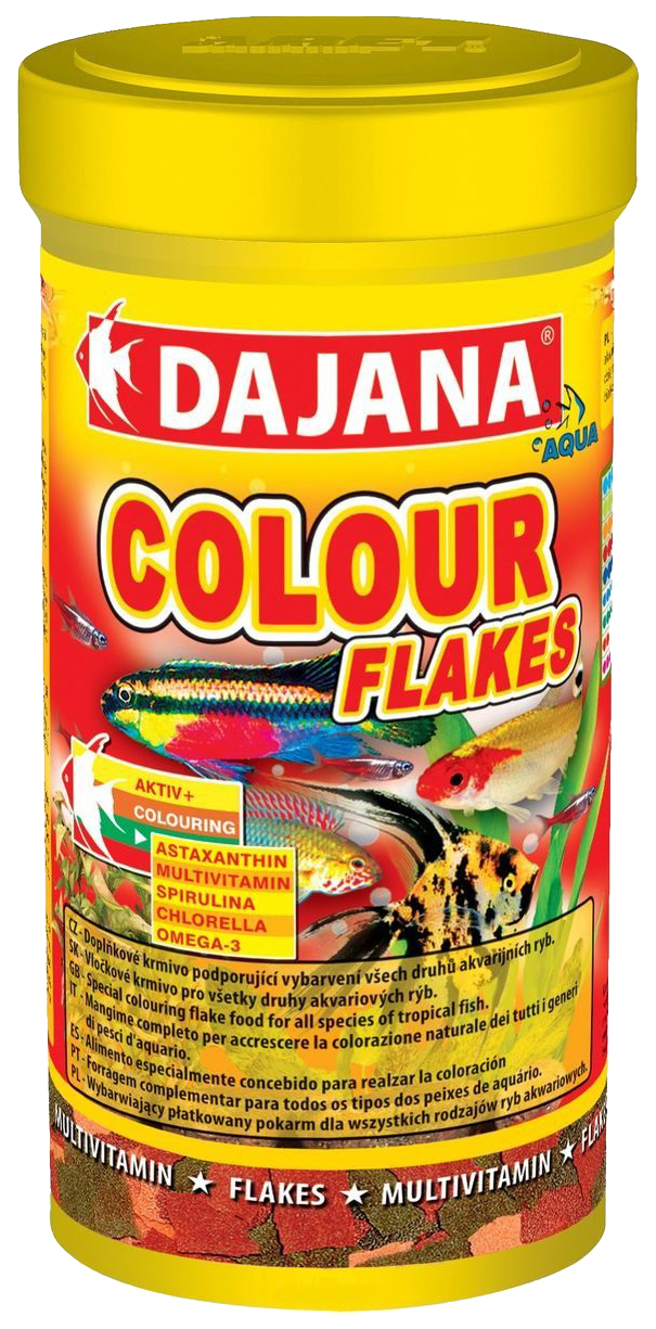 

Корм для рыб Dajana Colour Flakes, хлопья, 100 мл