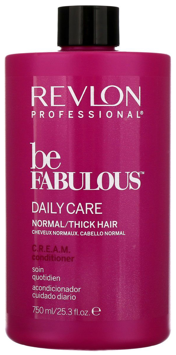 фото Кондиционер для волос revlon professional be fabulous для нормальных и густых волос 750 мл