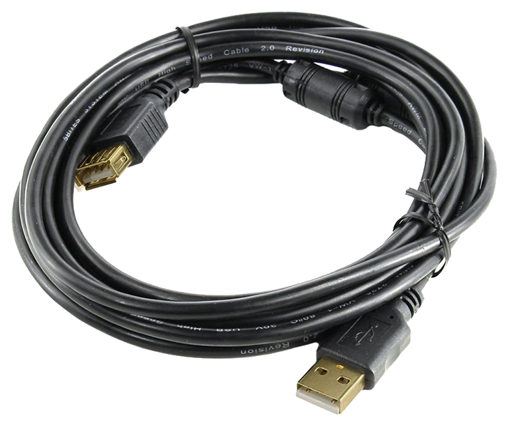 фото Кабель 5bites usb a-usb a, m-f 3м black (uc5011-030a)