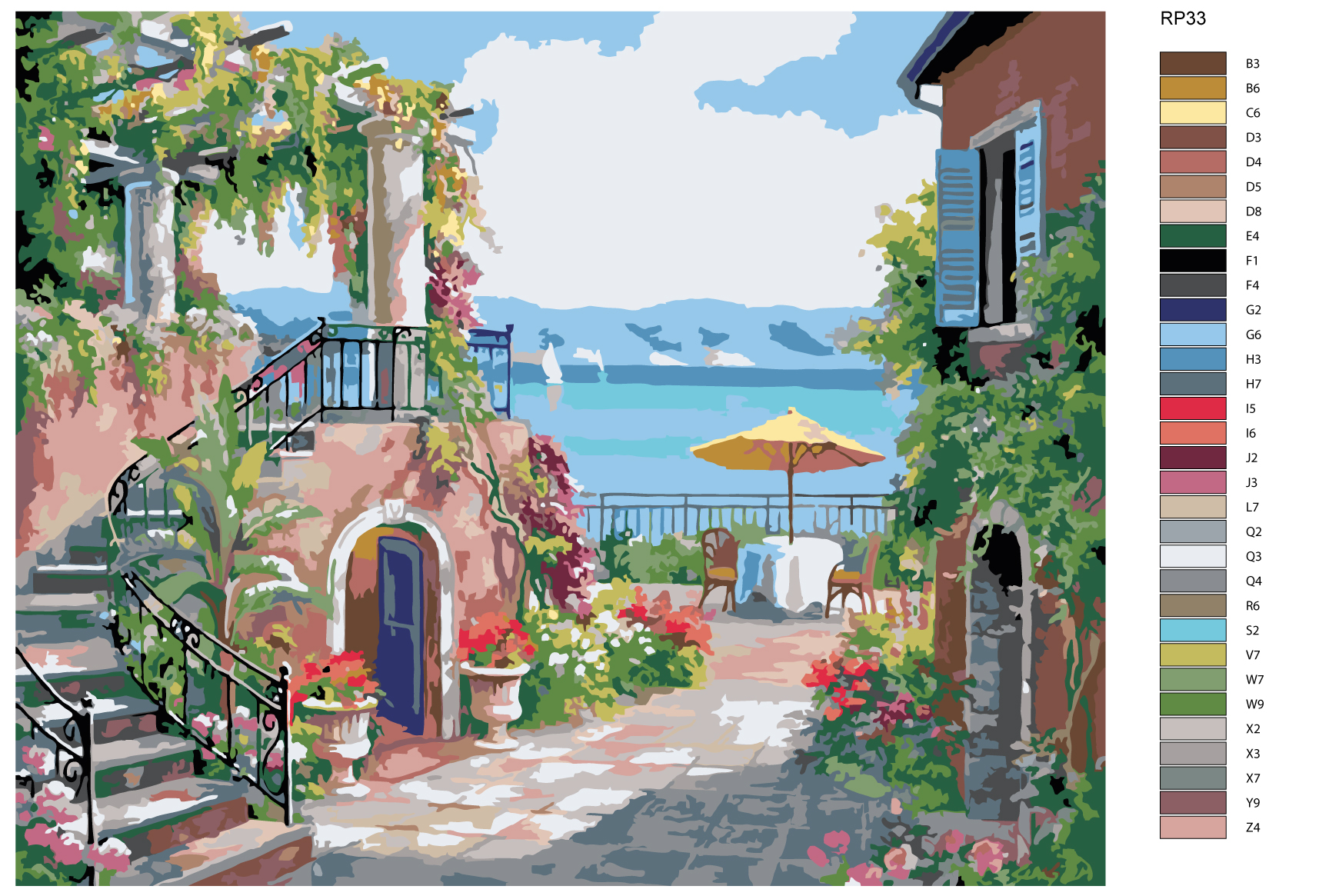 

Картина по номерам, 40 x 50, RP33, RP33