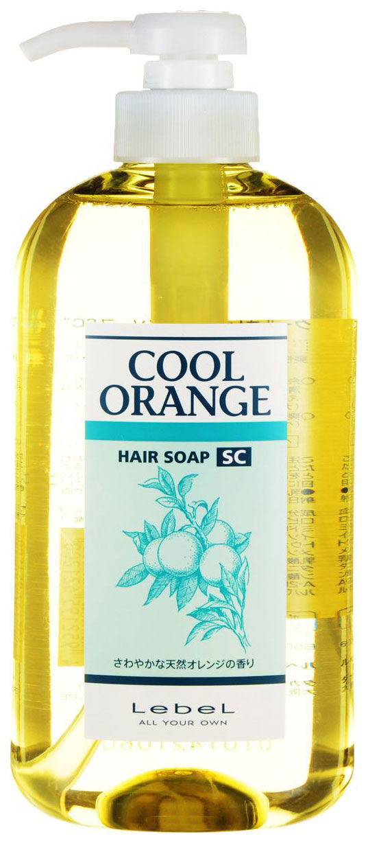 Шампунь Lebel Cool Orange Hair Soap Super Cool 600 мл и как ейэто удается