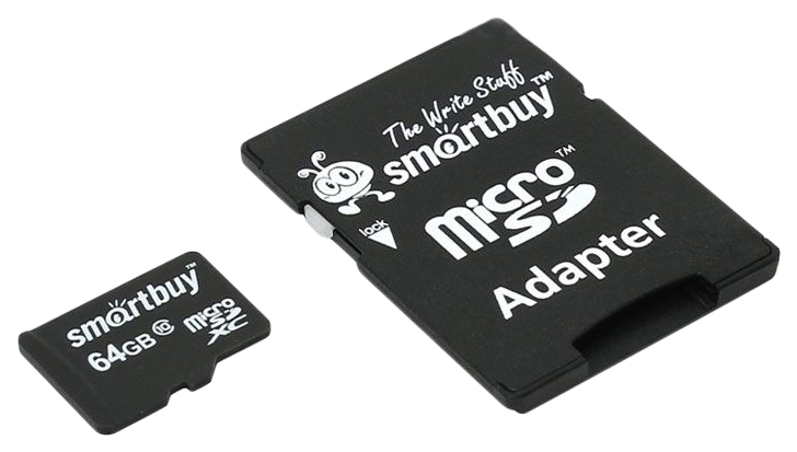 

Карта памяти SmartBuy Micro SD SB64GBSDCL10-01 64GB