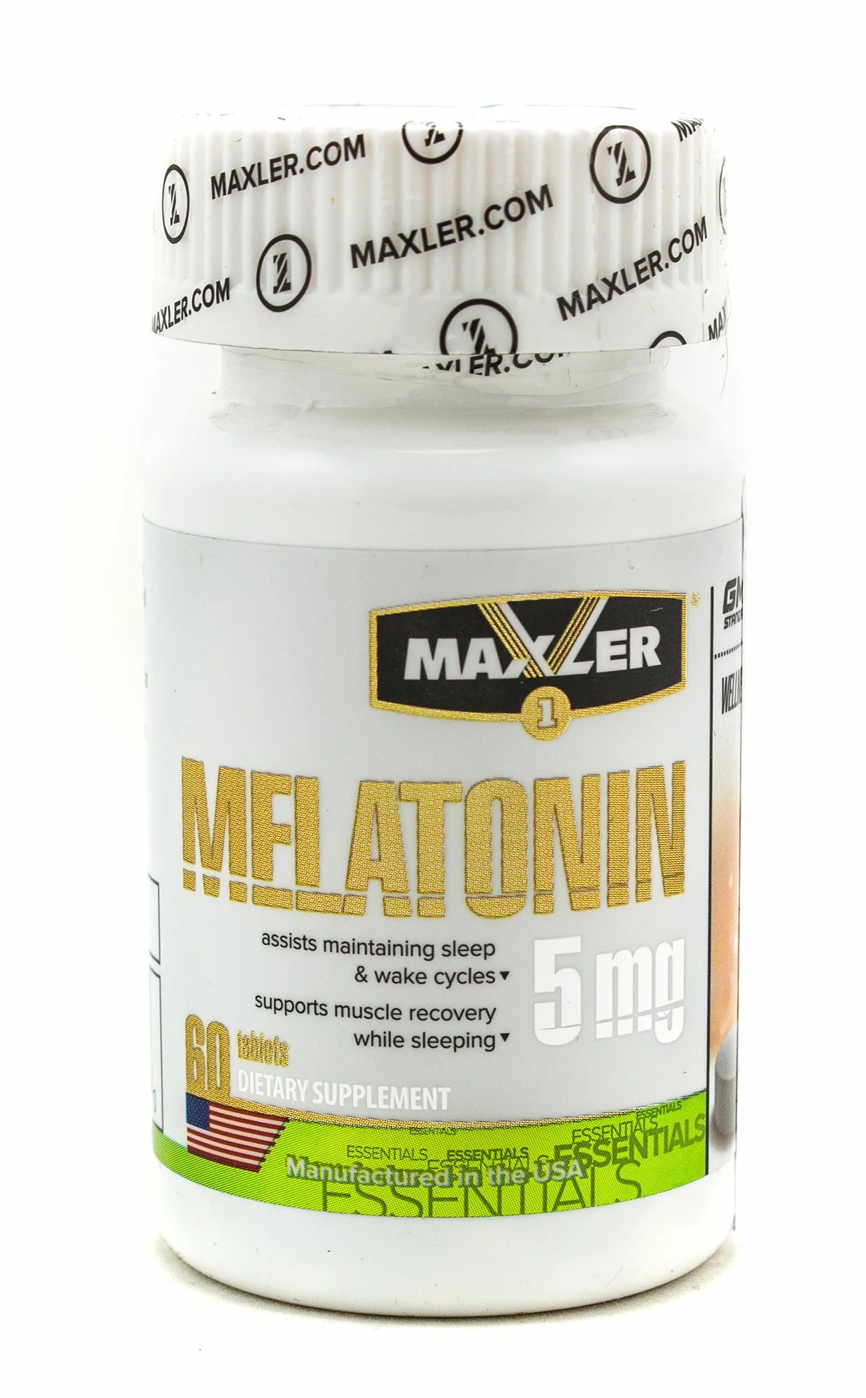 

Добавка для сна Maxler USA Melatonin 60 таблеток, Melatonin
