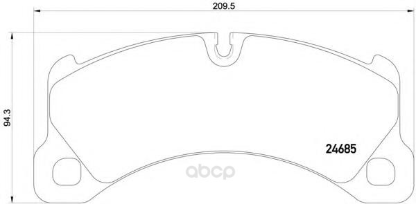 

Тормозные колодки дисковые HELLA 8DB355015131