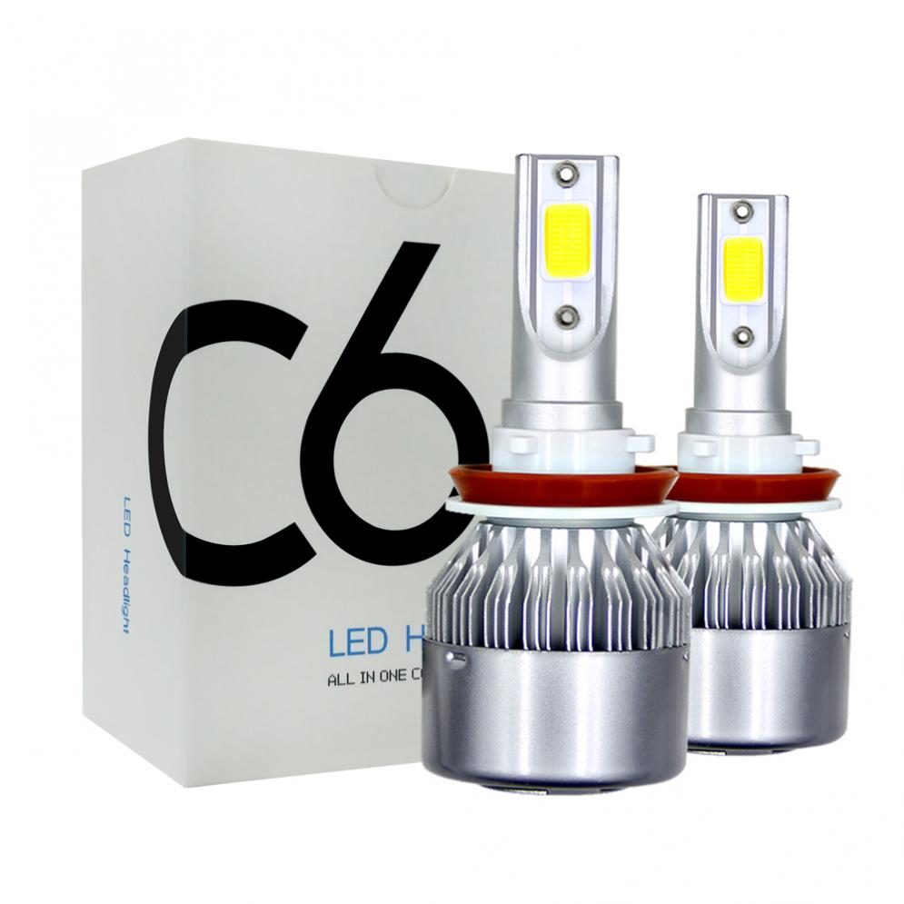 фото Светодиодные лампы c6 led headlight h11 36w 9-16v 3800lm 6500k