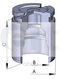 фото Поршень тормозного суппорта ert для audi a4/opel/renault/volkswagen 98- d41 h51.1 150555-c