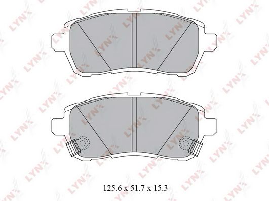

Тормозные колодки LYNXauto дисковые BD5123