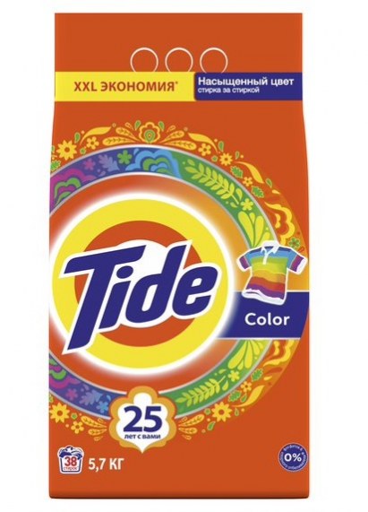 

Порошок для стирки Tide автомат сolor 5.7 кг