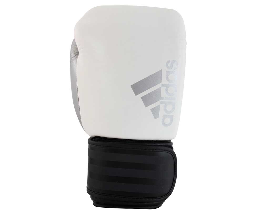 Боксерские перчатки Adidas Hybrid 200 бело черно