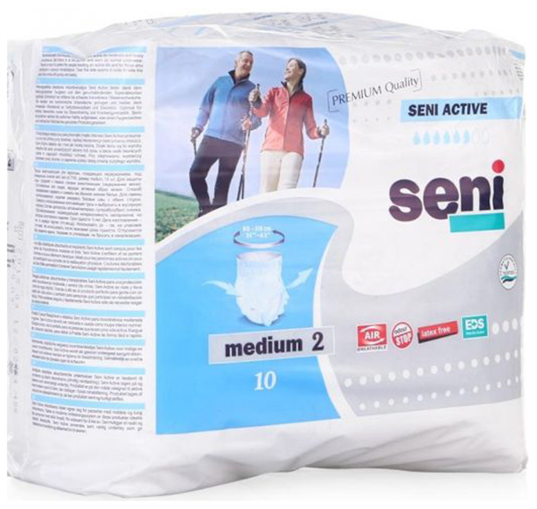 Купить Впитывающие трусы SENI Active Medium, 10 шт (ME10-RU1)