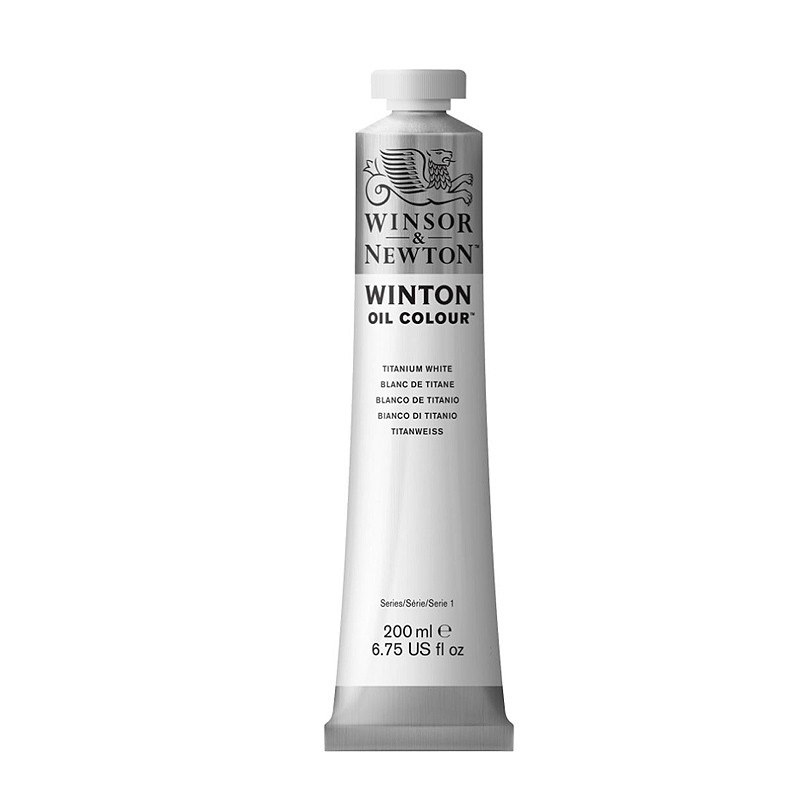 фото Масляная краска winsor&newton winton белила титановые 200мл