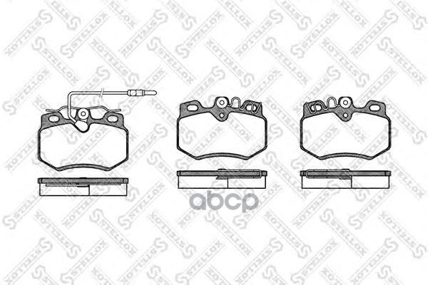 

Комплект тормозных колодок Stellox 181012SX