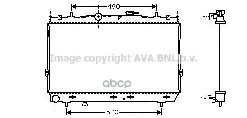 

Радиатор охлаждения AVA QUALITY COOLING HY2185