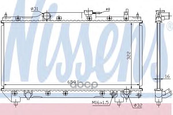 

Радиатор охлаждения Nissens 64783A