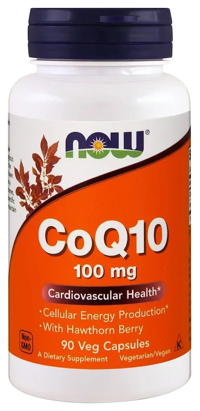 

CoQ10 NOW капсулы 100 мг 90 шт., CoQ10