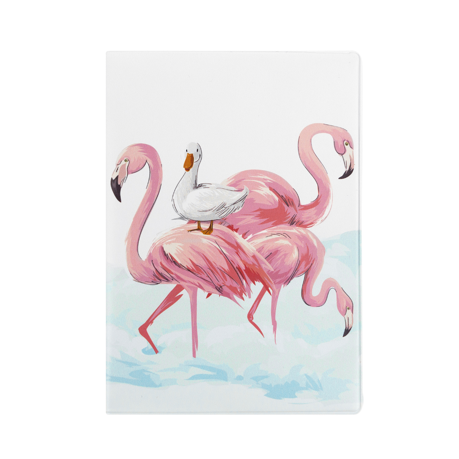 Обложка с Фламинго