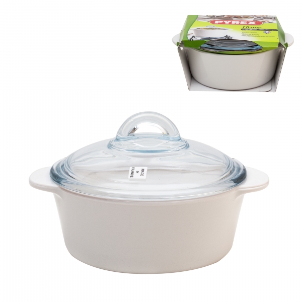 фото Кастрюля flame 2л витрокерамика pyrex