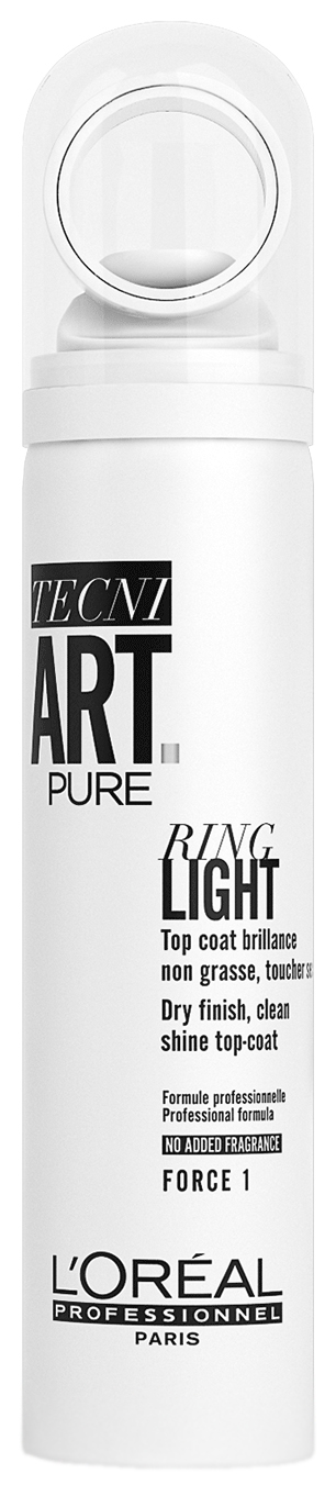 Спрей LOreal Tecni Art Pure Ring Light Clean Shine Top-Coat блеск волосам легкой фиксации 950₽