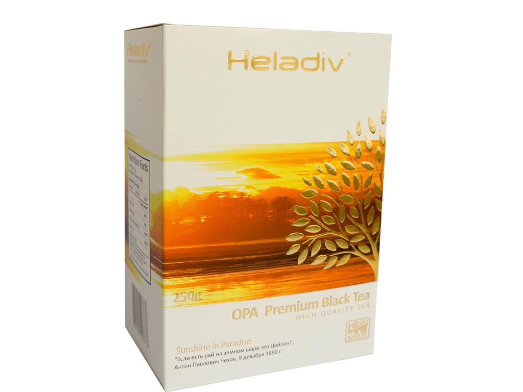 Чай черный листовой Heladiv OPA 250 г Шри-Ланка