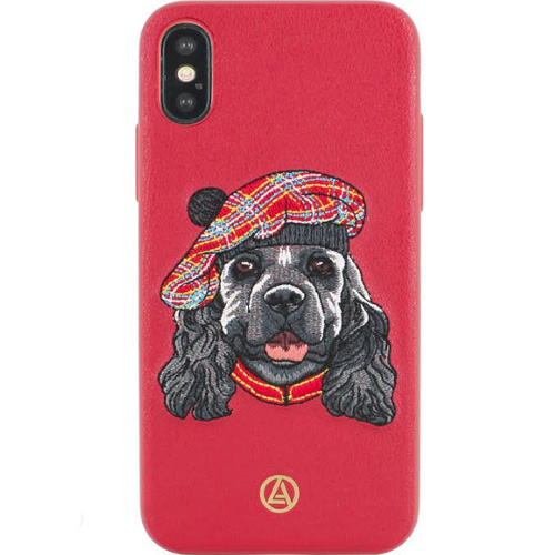 Чехол Luna Aristo Puppy Series для iPhone X Red