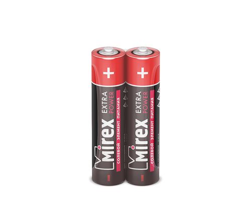 Батарейка солевая Mirex R03/AAA 1,5V 2 шт