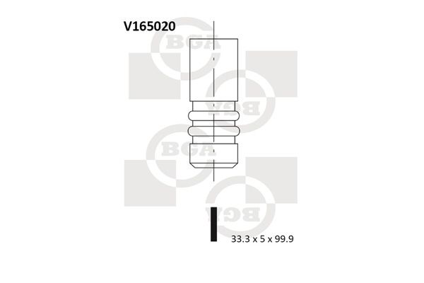 фото Впускной клапан bga v165020