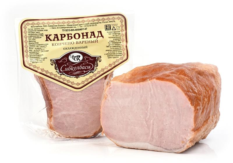 

Карбонад Сибирские колбасы золото варено-копченый