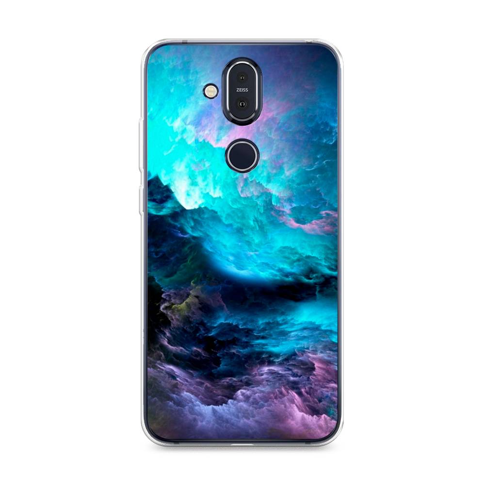 

Чехол Awog на Nokia 8.1 / Нокиа 8.1 "Бирюзовое небо", Фиолетовый;черный, 122250-4