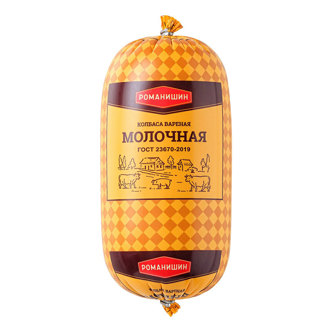 

Колбаса Романишин Молочная вареная