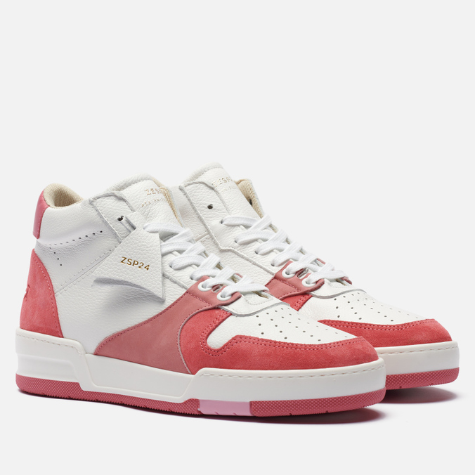 Женские кроссовки Zespa ZSP24 Nappa/Suede Bicolor розовый, размер 36 EU