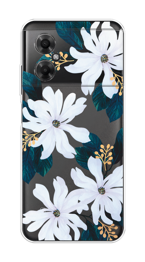 

Чехол на Xiaomi Poco M4 5G "Delilah Flower", Зеленый;белый, 316550-1