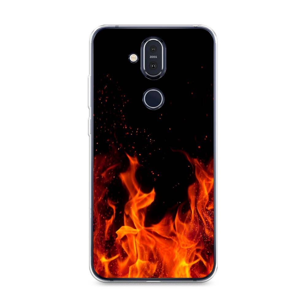 

Чехол Awog на Nokia 8.1 / Нокиа 8.1 "Все в огне", Оранжевый;черный, 122250-4