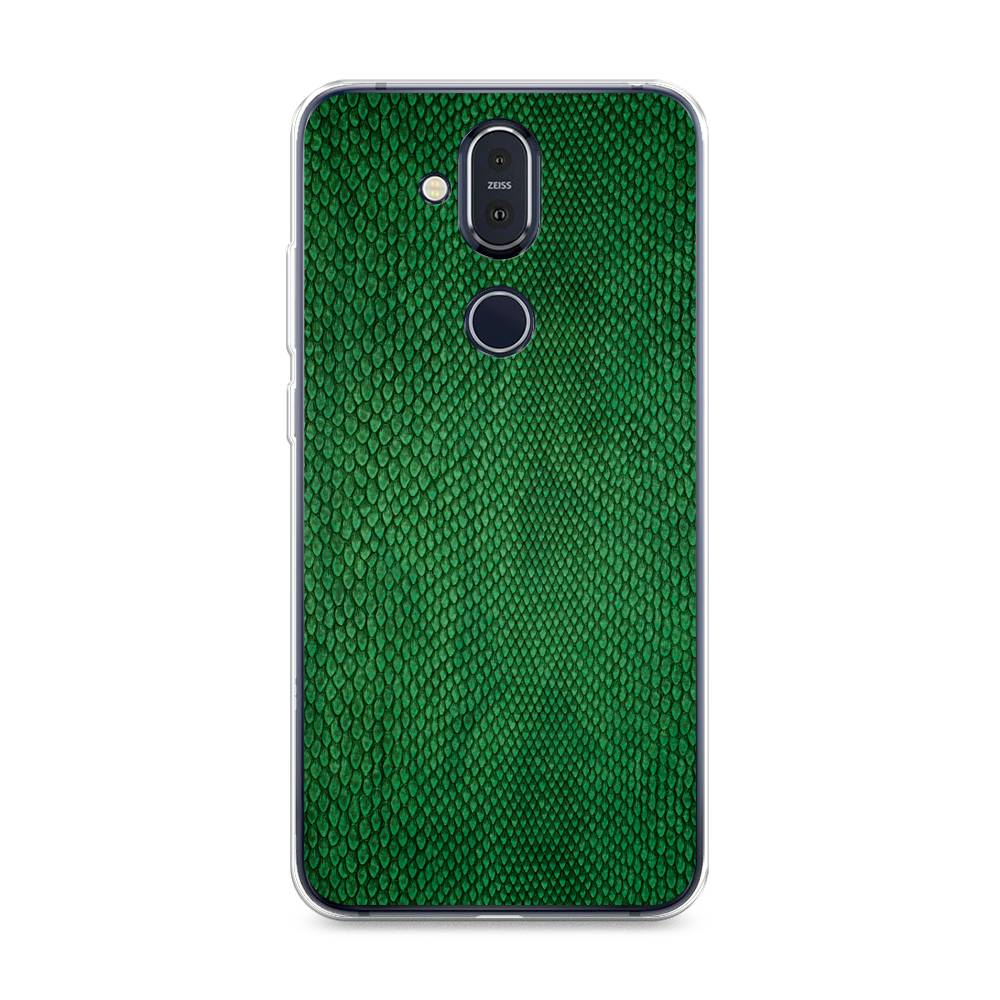 

Чехол Awog на Nokia 8.1 / Нокиа 8.1 "Изумрудная змея", Черный;зеленый;коричневый, 122250-3