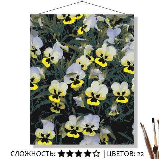 Картина по номерам Selfica  50х40 22 цвета