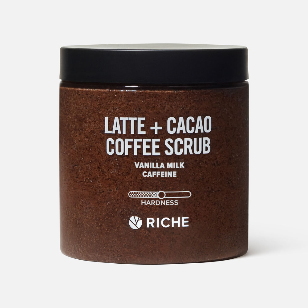 

Скраб для тела RICHE Latte + Cacao отшелушивающий, шоколадно-ореховый 315 мл