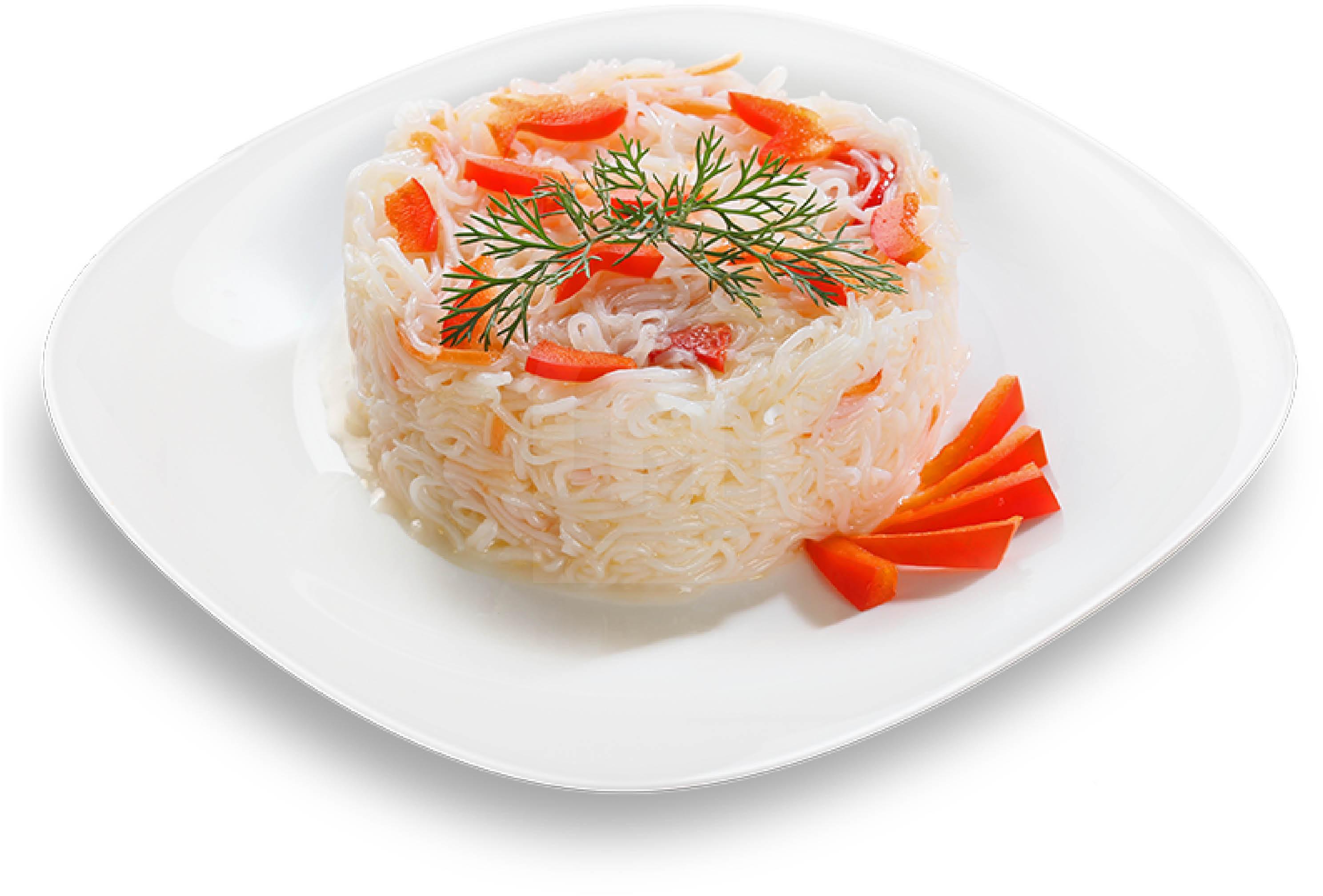 

Салат из фунчозы По-корейски охлажденный +-500 г